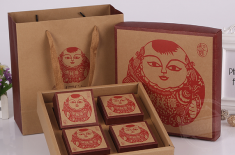 月餅包裝禮盒 月餅包裝禮盒定制材料的選擇帶來不同的效果，喜歡嗎？ [吉彩四方]