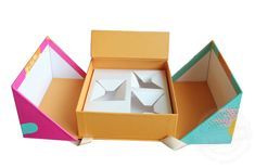 牛皮紙天地蓋禮品盒印刷定制   禮品盒包裝盒印刷定做廠家[吉彩四方]