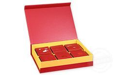 手提禮品盒紙類包裝  廣州禮品包裝盒訂做[吉彩四方]