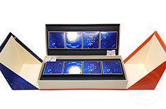 方形禮品盒包裝印刷  正方形禮物包裝盒定制[吉彩四方]