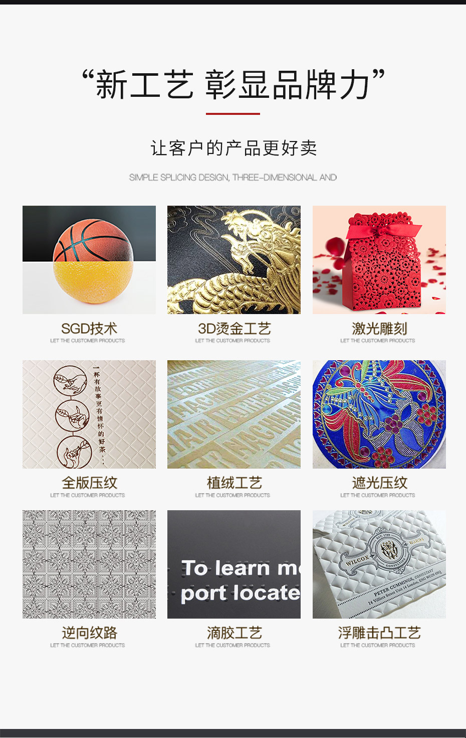 產品包裝盒工藝 產品包裝盒工藝