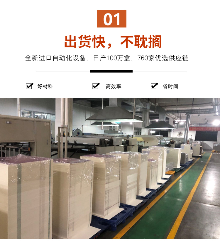 護膚品包裝禮盒定制 出貨優勢